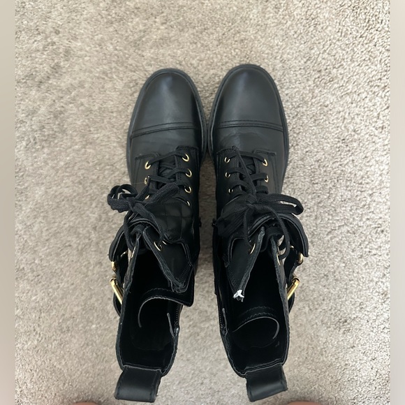 Mango leather biker boots - Picture 5 of 9